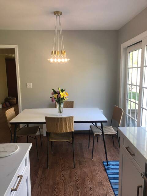 Simple Dining Chandelier - Custom Colors Multi Pendant 5 Cluster Modern Ceiling Fixture. Table Lighting Led Light - image 1