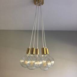 Simple Dining Chandelier - Custom Colors Multi Pendant 5 Cluster Modern Ceiling Fixture. Table Lighting Led Light - thumbnail 3