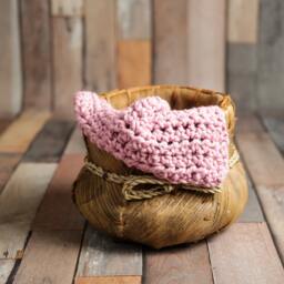 Blossom Pink Newborn Baby Blanket Photography Prop - thumbnail 3
