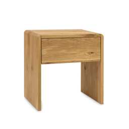 Charlottenburg 2 Bedside Table - Elegant Made Of Wild Oak With Soft-Close Drawer - thumbnail 2