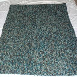 Hand Made Crochet Blanket Afghan Multi Color - thumbnail 2