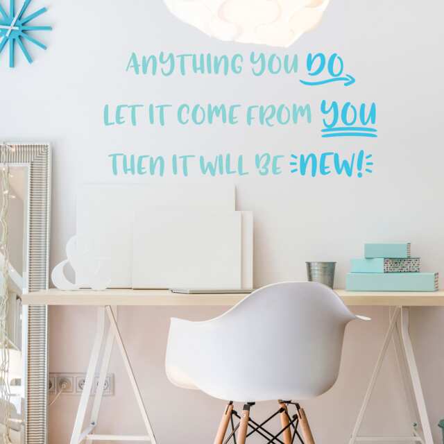 Inspirational Quote Vinyl Wall Decal - Home Or Office Decor - image 1