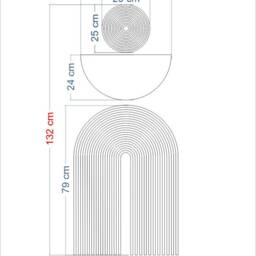Sale Geometric Wall Decals Abstract Circle Vinyl Stickers - thumbnail 2