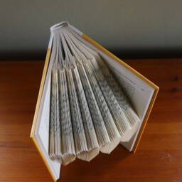Folded Book - Four Hearts Unique Handmade Gift Mother's Day Wedding Anniversary Love - thumbnail 4