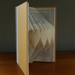 Folded Book - Four Hearts Unique Handmade Gift Mother's Day Wedding Anniversary Love - thumbnail 2