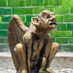 Concrete Ogre Statue For Garden Guardian Sculpture Stone Yard Creature Monster Figurine Outdoor Gremlin Gothic Ornament Cement Troll - thumbnail 3