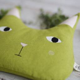 Kitten-Shaped Comfort Pillows With Soothing Herbal Mixtures, Pine Shavings, Pillows, Meditation, Sleeping - thumbnail 4