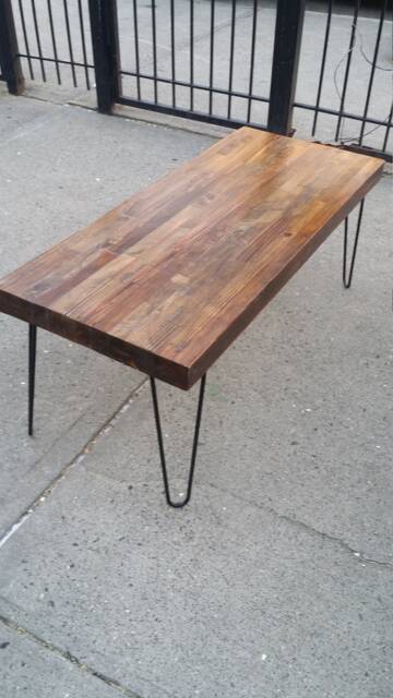 Butcher Block Coffee Table - image 1