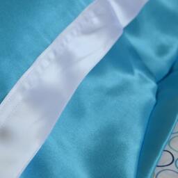 Sky Blue Satin Pillowcase - thumbnail 2