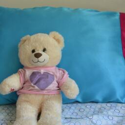 Sky Blue Satin Pillowcase - thumbnail 3