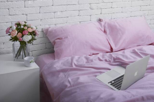 Cotton Sateen Duvet Cover in Lilac. Twin, Full, Queen, King, Single, Kingsingle, Double, Custom Size - image 1