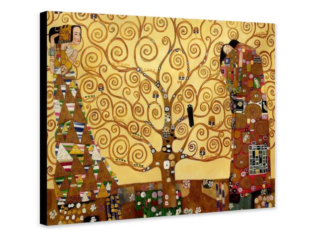 Gustav Klimt Tree Of Life Art - Framed Canvas, Rolled Print - image 1