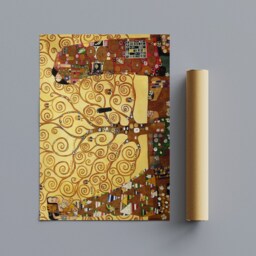 Gustav Klimt Tree Of Life Art - Framed Canvas, Rolled Print - thumbnail 3