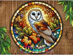 Owl Sign, Plaque, Gift, Garden Wall Art, Garden Decorations - thumbnail 1