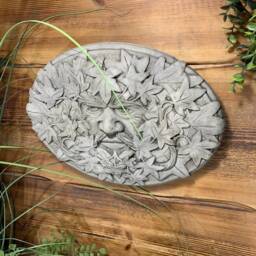 stone Garden Tree Man Green Wall Plaque Hanging Ornament - thumbnail 4