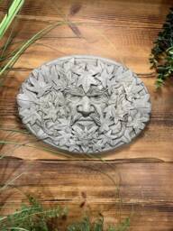 stone Garden Tree Man Green Wall Plaque Hanging Ornament