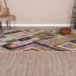 Authentic Boujaad Rug, Moroccan Rug 5x8 Ft - thumbnail 2