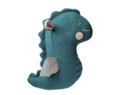 Decorative Dragon-Shaped Pillow in Wool - Plush Dragon Cushion Children's To Cuddle Caro & Zolie