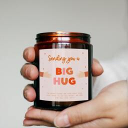 Hug in A Jar Gifts For Friends Sister Colleague Mum - Thinking Of You Candle Sympathy Condolences Loss Baby Family Dogs Cats - thumbnail 2