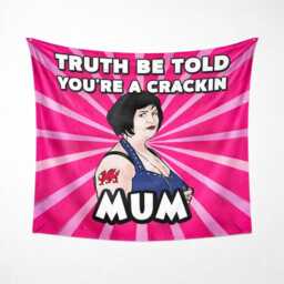 Crackin Mum Blanket Funny Gift Mothers Day Birthday Present Cozy Throw Home Decor For From Daughter Son Wife Gifts