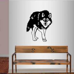 In-Style Decals Wall Vinyl Decal Home Decor Art Sticker Wolf Wild Animal Predator Room Removable Stylish Mural Unique Design 419 - thumbnail 1