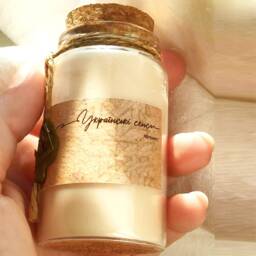 Handmade Soy Wax Aroma Candle, Glass Jar With Cork Lid - thumbnail 4