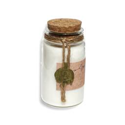 Handmade Soy Wax Aroma Candle, Glass Jar With Cork Lid