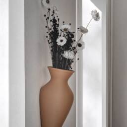 Modern Hanging Wall Vase For Cut Flowers - Elegant Unique Design Home Decor Perfect Indoor Floral Arrangements - thumbnail 3