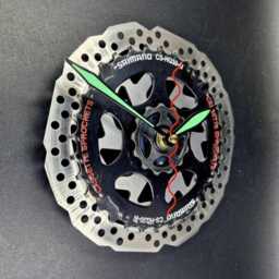 Recycled Bike Parts Clock Steampunk Bicycle Decor - thumbnail 3