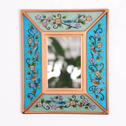 "Peruvian Mirrors ""Bird Turquoise Sky Blue"