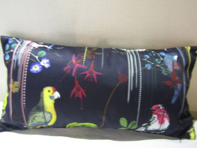 Designers Guild & Christian Lacroix Fabric Birds Sinfonia Crepuscule Cushion Cover D8 - image 1