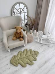 Leaf Baby Play Mat Organic Cotton Woodland Nursery Rug