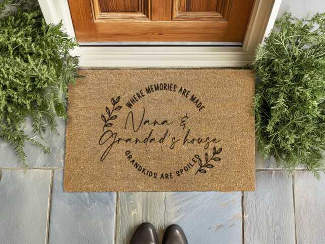 Where Memories Are Made Porch Decor - Custom Family Rug Rustic Entryway - image 1
