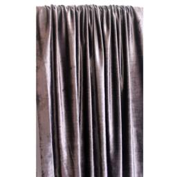 "Dark Purple Grey Velvet Curtain 52""x84" - thumbnail 3