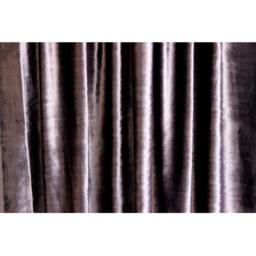 "Dark Purple Grey Velvet Curtain 52""x84" - thumbnail 2