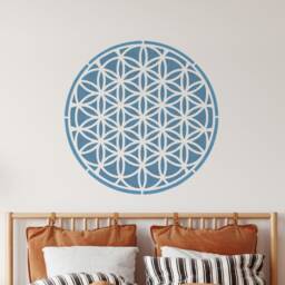 Flower Of Life Stencil Geometric Wall Art Decor - thumbnail 3