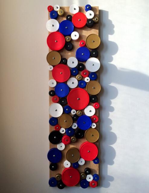 Pittsburgher, Usa Bottlecap Assemblage/Wall Hanging - image 1