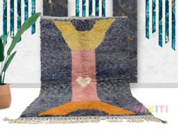 Fast Shipping - Beni Ouarain Moroccan Rug - Authentic Handmade Genuine Wool Made To Order - Berber Style - Shag Area Rug - Custom Rug - thumbnail 1