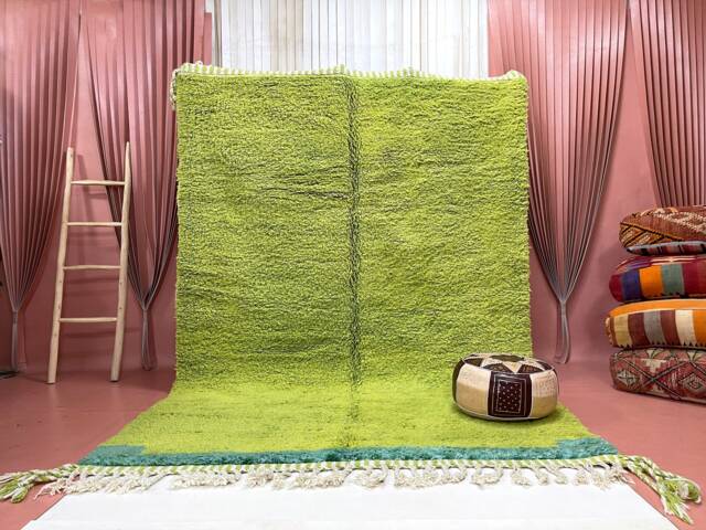 Custom Beni Ourain Rug Handwoven Moroccan Wool Carpet - image 1