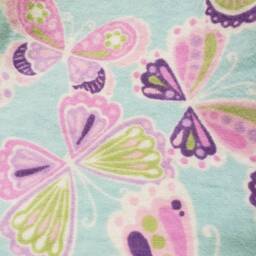 Pair Of Cotton Flannel Queen Pillowcases With Butterflies. Care. 2 Trim Options. All Hand Made. 100% Cotton. Usa. Ships Free in The - thumbnail 4