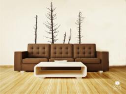 Pine Trees Wall Decals Winter - Vinyl Decal Art Custom Home Decor - thumbnail 1