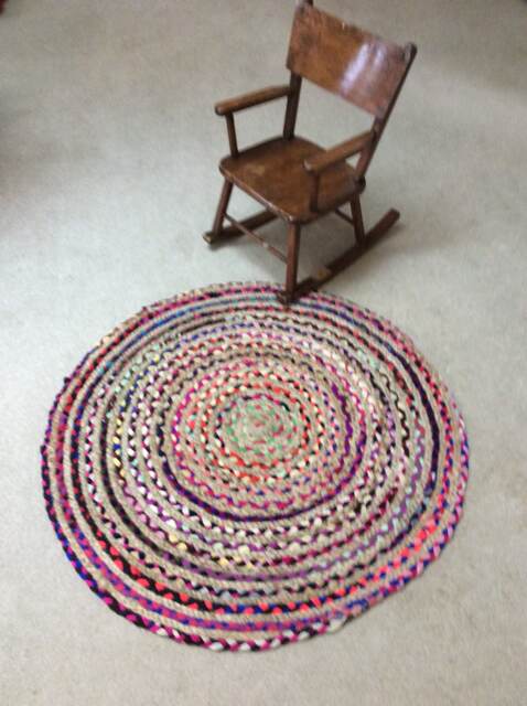 Jute & Rag Hand Woven Rug 36 - image 1