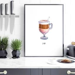 Coffee Poster Framed Wall Art Prints Set Of 3 For Coffee Bar Decor, Sign Gallery Kitchen & Dining Room Decor - thumbnail 3