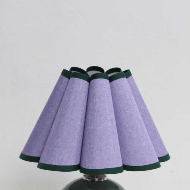 Duzy Handmade Purple Pleated Lampshade-58# For Home Decor, Custom Made - image 1
