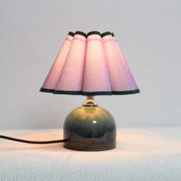 Duzy Handmade Purple Pleated Lampshade-58# For Home Decor, Custom Made - thumbnail 4