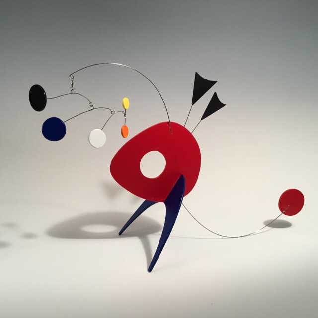 Wise Guy Modern Art Sculpture Mobile Stabile Table Top Abstract Book Shelf Home Decor - image 1