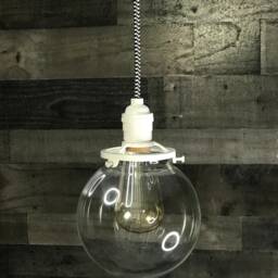 Sweven Modern Pendant Single Light 6 in Glass Globe Hanging - thumbnail 4