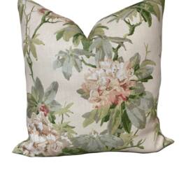 Colefax & Fowler Mereworth Red/Green Cushion Cover Pillow Double Sided - thumbnail 2