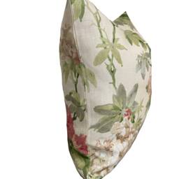 Colefax & Fowler Mereworth Red/Green Cushion Cover Pillow Double Sided - thumbnail 3