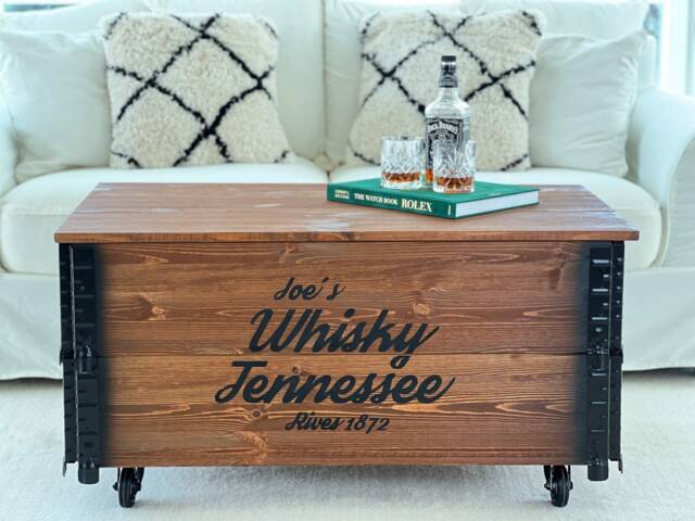 Coffee Table Xl Chest Wooden Box Vintage Shabbychi - image 1